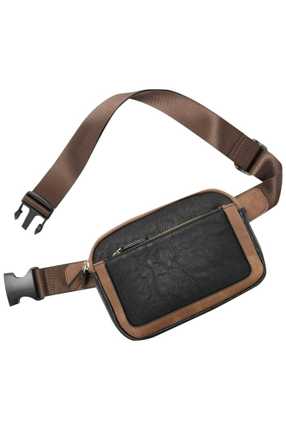 Belt Bag for Women Mini Everywhere Crossbody Waist Bag Adjustable Strap Vegan Leather Women's Fanny Pack