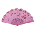thumbnail image 1 of SUSHANG Best Chinese Style Dance Wedding Party Lace Silk Folding Hand Held Flower Fan for Wedding Dancing Party, 1 of 2