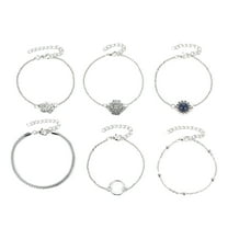 SUSHANG Bohemian Multi Piece Bracelet Set Bangle Gift Boho Multilayer Bracelet Cuff Jewelry 2021 Women Chain Set Bracelets