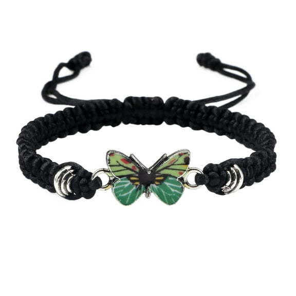 SUSHANG Butterfly Bracelet Butterfly Bracelets for Teen Girls Adjustable String Butterfly Bracelets for Women Cute Butterfly Charm Bracelets