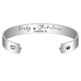 thumbnail image 1 of SUSHANG Carving Spell Bracelet Engraved Gifts Personalized Jewelry Spell Gift Border Bracelet Mothers Fashion Day Bracelets, 1 of 2
