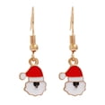 thumbnail image 1 of SUSHANG Christmas Earrings Christmas Tree Bell Earrings Christmas Creative Holiday Party Earrings Jewelry Hoop Earrings Women, 1 of 3