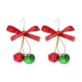 thumbnail image 1 of SUSHANG Christmas Earrings Christmas Tree Bell Earrings Christmas Creative Holiday Party Earrings Jewelry Hoop Earrings Women, 1 of 4