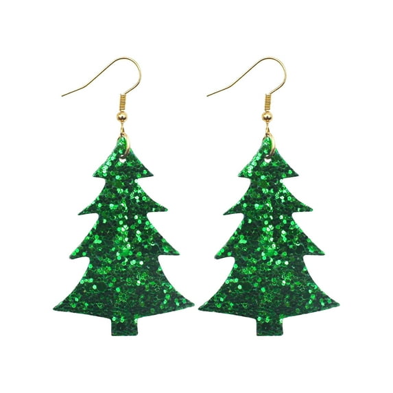 SUSHANG Christmas Earrings Women Christmas Hook Drop Dangle Earring Charm Eardrop Jewelry New Year Gift