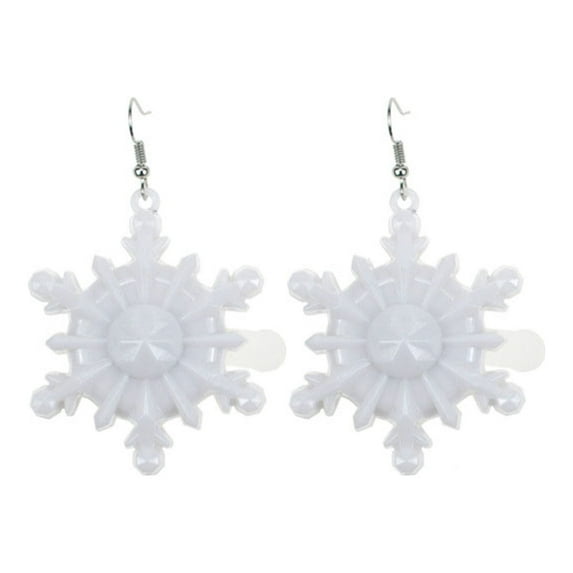 SUSHANG Christmas Party Earrings Christmas Party Earrings Christmas Tree Luminous Earrings Light Up Bulb Earrings Led Bulb Christmas Earringsflashing Necklaces for Christmas Holiday Party Favors