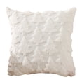 thumbnail image 1 of SUSHANG Christmas Pillow 18x18in Festive Stripe Plush Throw Pillowcases with Christmas Tree Snowflake Patterns Machine Washable Linen Perfect for Winter Holiday Farmhouse Decor for Couch Sofa Kid P, 1 of 9