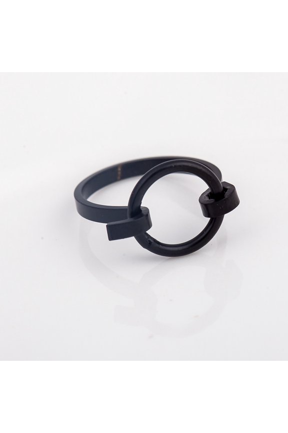 Circle Pattern Ring Copper 20Mm Ring Hollow Round Circle Out Adjustable Bracelets