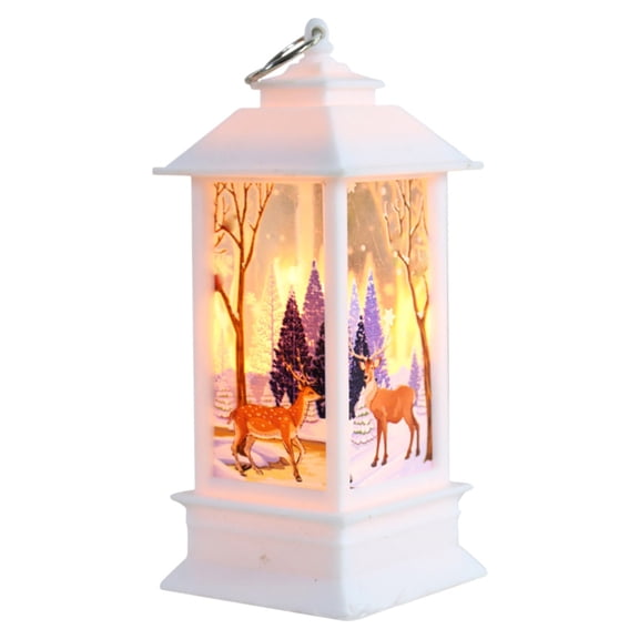SUSHANG Clearance Christmas Candlestick Lamp A Small Lamp Outdoor Candle Decoration Led Light Christmas Candle Christmas Decoration Desktop Decoration