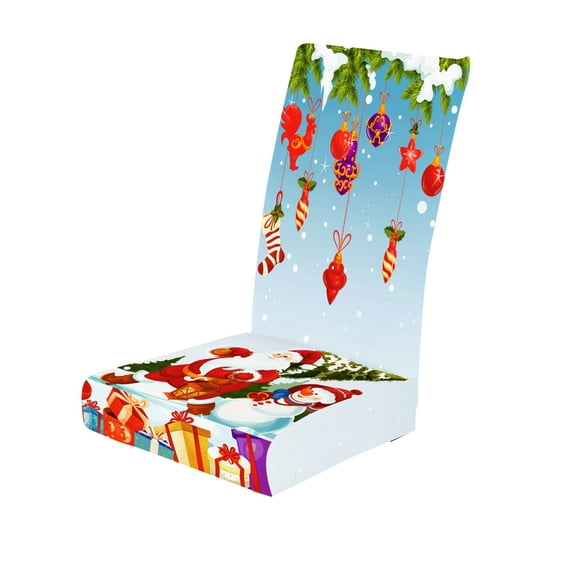 SUSHANG Clearance Christmas Chair Covers Table Cover Printing Tablecloth/Chair Christmas Decoration Christmas Digital Home Textiles