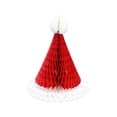 thumbnail image 1 of SUSHANG Clearance Christmas Santa Hat Tree Christmas Atmosphere Hat Christmas Honeycomb Christmas Decoration Santa Honeycomb Pendant, 1 of 9