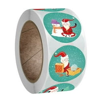 SUSHANG Clearance Christmas Stickers Gift Gift Roll Sticker Pack Holiday Roll Christmas Decorating 1 Home Decor
