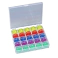 thumbnail image 1 of SUSHANG Color Storage Box Colorful/Clear 25 Bobbins Organizer Machine Storage Case Spool Bobbin Box Sewing, 1 of 5