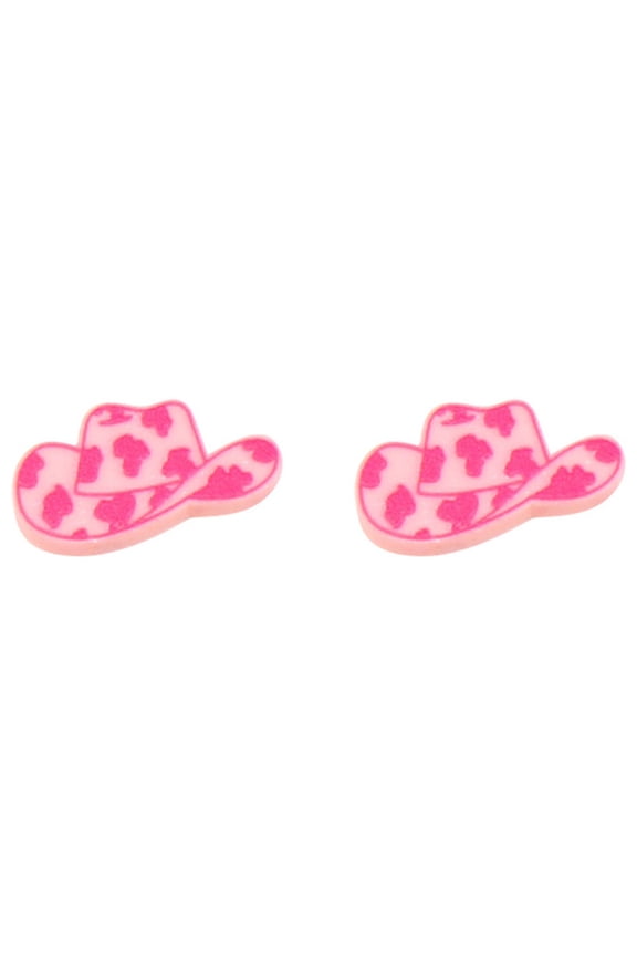 Cowboy Hat Earrings Kathaya Cowboy Boot Earrings for Women Western Stud Earrings Texas Boots Cow Print Cowboy Hat Earring