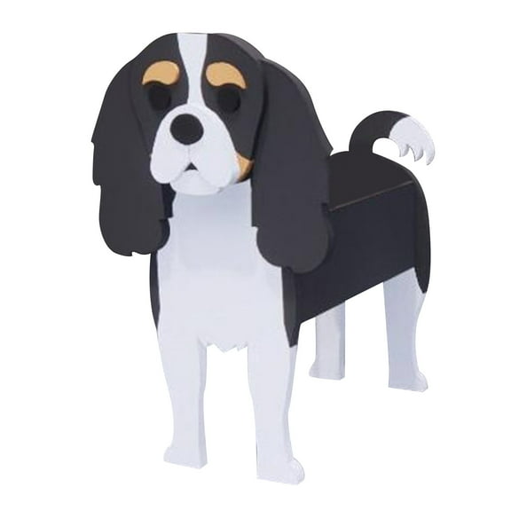 SUSHANG Cute Animal Dog 1PCS Flower Pot Dog Poodle Chihuahua Decorative Garden Storage Container Unique Pet Dog Shaped Pots for Succulents and Indoor Outdoor Home Decor Perfect Gift for Dog Lovers