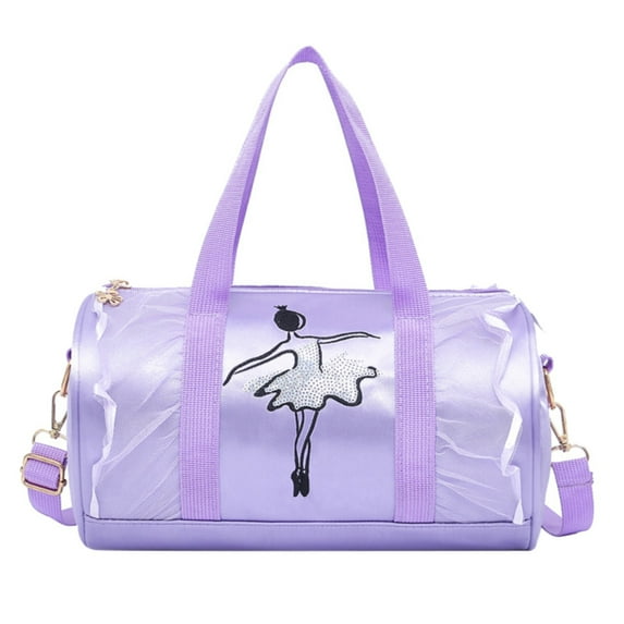 SUSHANG Cute Ballet Dance Bag Kids Tutu Dress Dance Bag Girls Personalized Bag Ballerina Duffle Bag Dance Bag for Girls