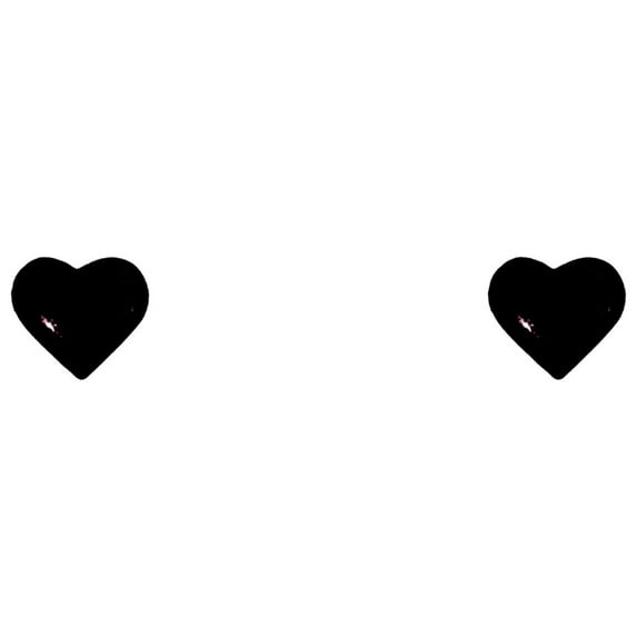 SUSHANG Drop Glaze Love Small Earrings Little Heart Stud Earrings for Women Black Red Green Heart Earrings Minimalist Heart Earrings for Birthday Christmas Jewelry Gift