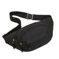 thumbnail image 1 of SUSHANG The Foldable Crossbody Bag, Waist Pack, Belt Bag Multifunctional Waist Bag Men's Canvas Sports Running Mobile Phone Belt Bag for Workout Running Traveling Hiking, Black, 1 of 1