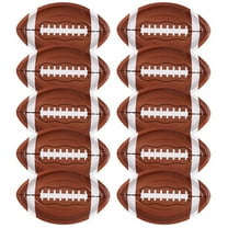 SUSHANG Football Shaped Disposable Paper Plates Football Plates Football Party Supplies Plates Football Plates Football For Football Theme Sports Game Birthday Decoration ﻿