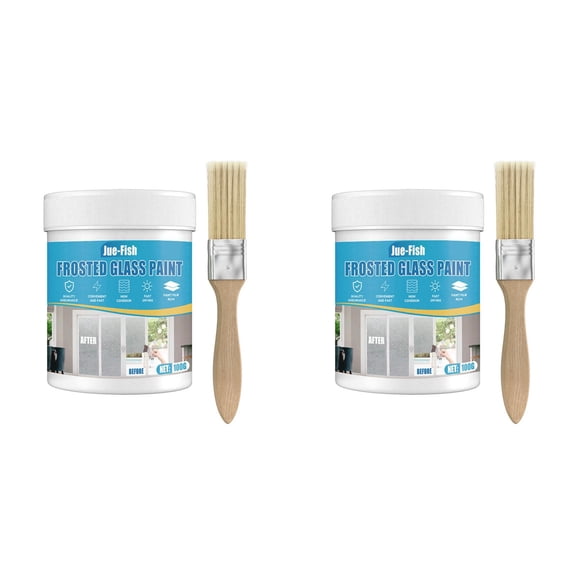 SUSHANG Frosted Glass Paint Door And Window Shading Frosted Glass Paint Hazy Frosted Glass Paint 2PCS