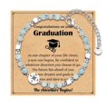 thumbnail image 1 of SUSHANG Graduation Bracelet 2024 Graduation Gifts for Her Bracelet for Girls Women Inspirational High School College Class of 2024 Graduation Gifts, 1 of 7