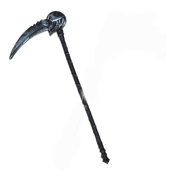 SUSHANG Halloween Decor Halloween SickleProp Scythe Grim Scythe Staff Plastic GrimSickle Halloween Death Dress up Toys Zombie Accessories Halloween Props