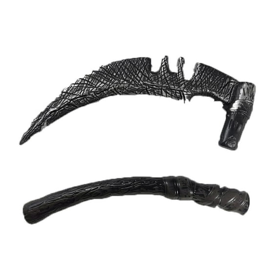 SUSHANG Halloween Decor Halloween SickleProp Scythe Grim Scythe Staff Plastic GrimSickle Halloween Death Dress up Toys Zombie Accessories Halloween Props