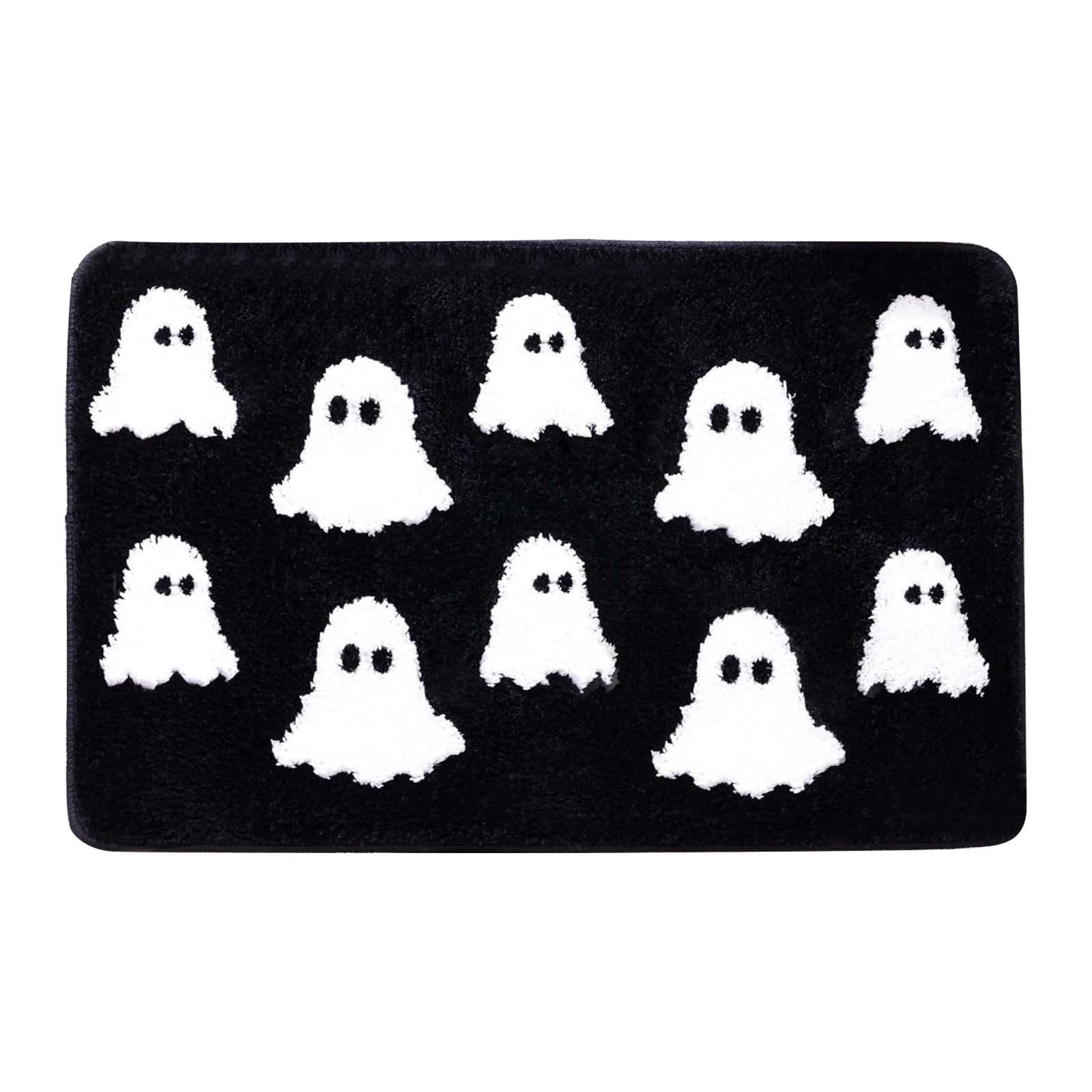 SUSHANG Halloween Ghost Carpet Halloween Bath Mat Cute Home Decor ...
