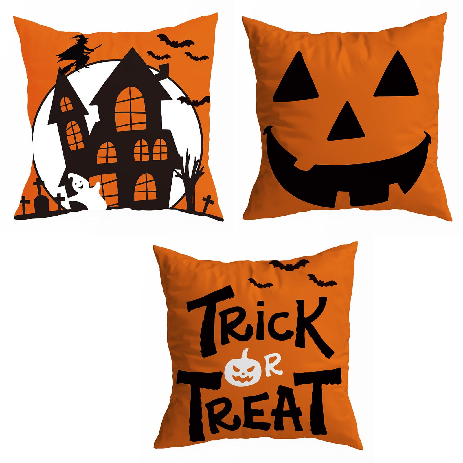 SUSHANG Halloween Ghost Carpet Truedays Bathroom Rugs Halloween White ...