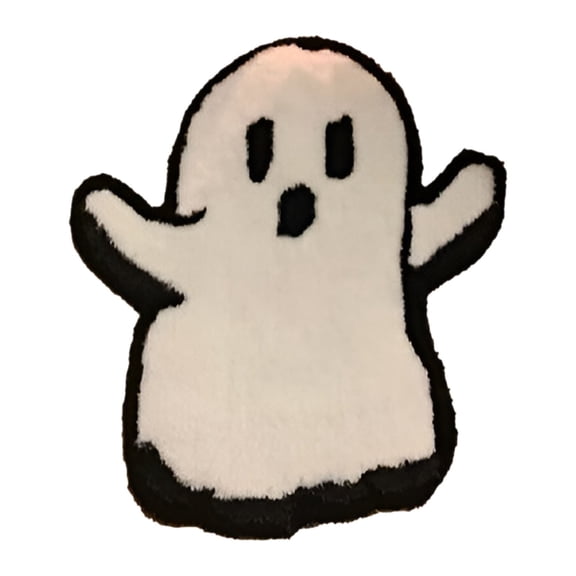 SUSHANG Halloween Ghost Coffin Themed Doormat Rugs for Bathroom Bedroom Living Room - Non-slip Kitchen Floor Mat with Cute Gothic Design, Low Profile Easy Clean Carpet Decor