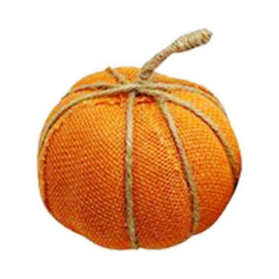 SUSHANG Halloween Scene Layout 1 Plaid Fabric Artificial Pumpkins Festival Burlap Pumpkins Halloween Burlap Pumpkins for Fall Wedding Thanksgiving Halloween Decoration