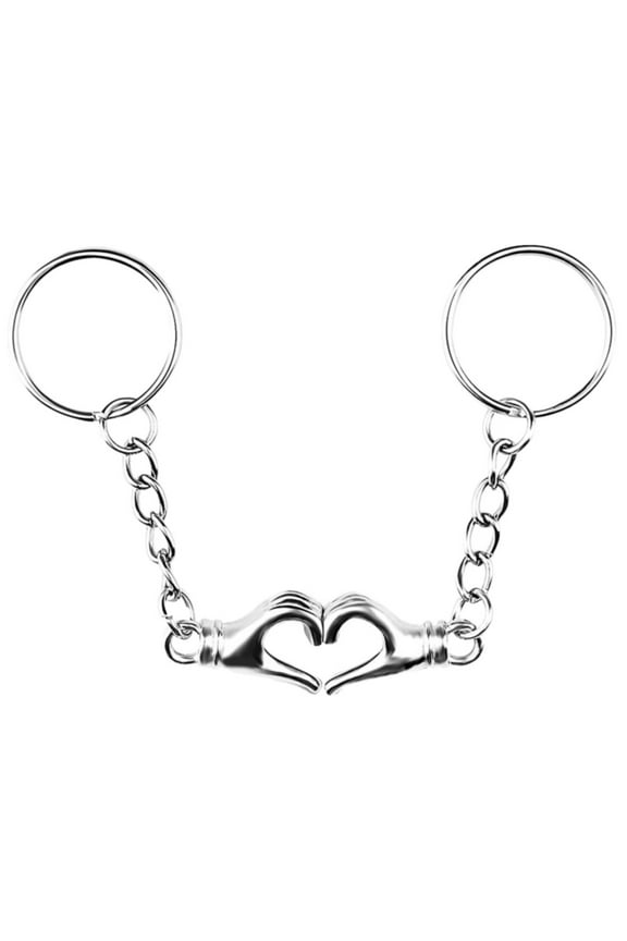 Heart Keychain Set for Couples, Brick Heart Keychain for Boyfriend Girlfriend,Heart Keychain Set Couples Heart Matching Keychain Couples Key Holder Gifts Valentine Gifts