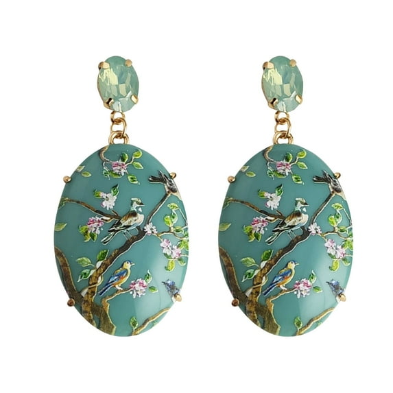 SUSHANG Hummingbird Earrings Hummingbird Earrings Cute Earrings Female Cute Cartoon Pendant Earrings