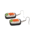 thumbnail image 1 of SUSHANG Imitation Sushi Earrings Novelty Cute Jewelry Womens Food Earings Unique Statement Dangle Earrings, 1 of 3