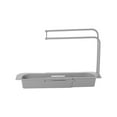 thumbnail image 1 of SUSHANG Kitchen Storage Sink Storage Rack Drain Basket Sink Rag Rack Plastic Shelving Retractable Pot Brush Rag Rack, 1 of 6