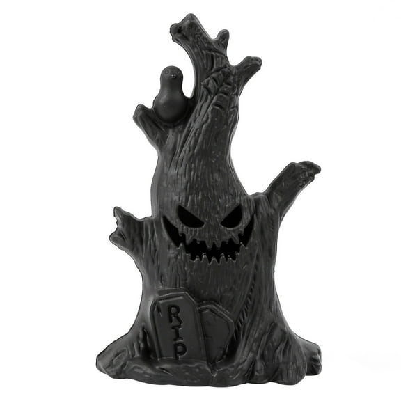 SUSHANG LED Halloween Tree Decoration Tabletop Decoration DIY Jack Black One Size