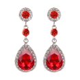 thumbnail image 1 of SUSHANG Ladies Drop Earrings Drop Earrings Fashion Earrings Ladies Crystal Red Alloy Crystal Ladies Earrings, 1 of 9