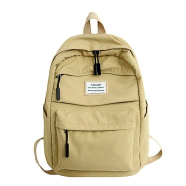 SUSHANG Large Capacity Solid Color Waterproof Nylon Casual Backpack School Bag Laptop Work Business Backpack for Women Men