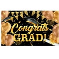thumbnail image 1 of SUSHANG Large Congrats Grad Banner Gold Class of 2025 Banner Backdrop Graduation 2025 Yard Sign for Graduation Party Supplies Graduation Decorations 2025, 2 Sizes, 1 of 8