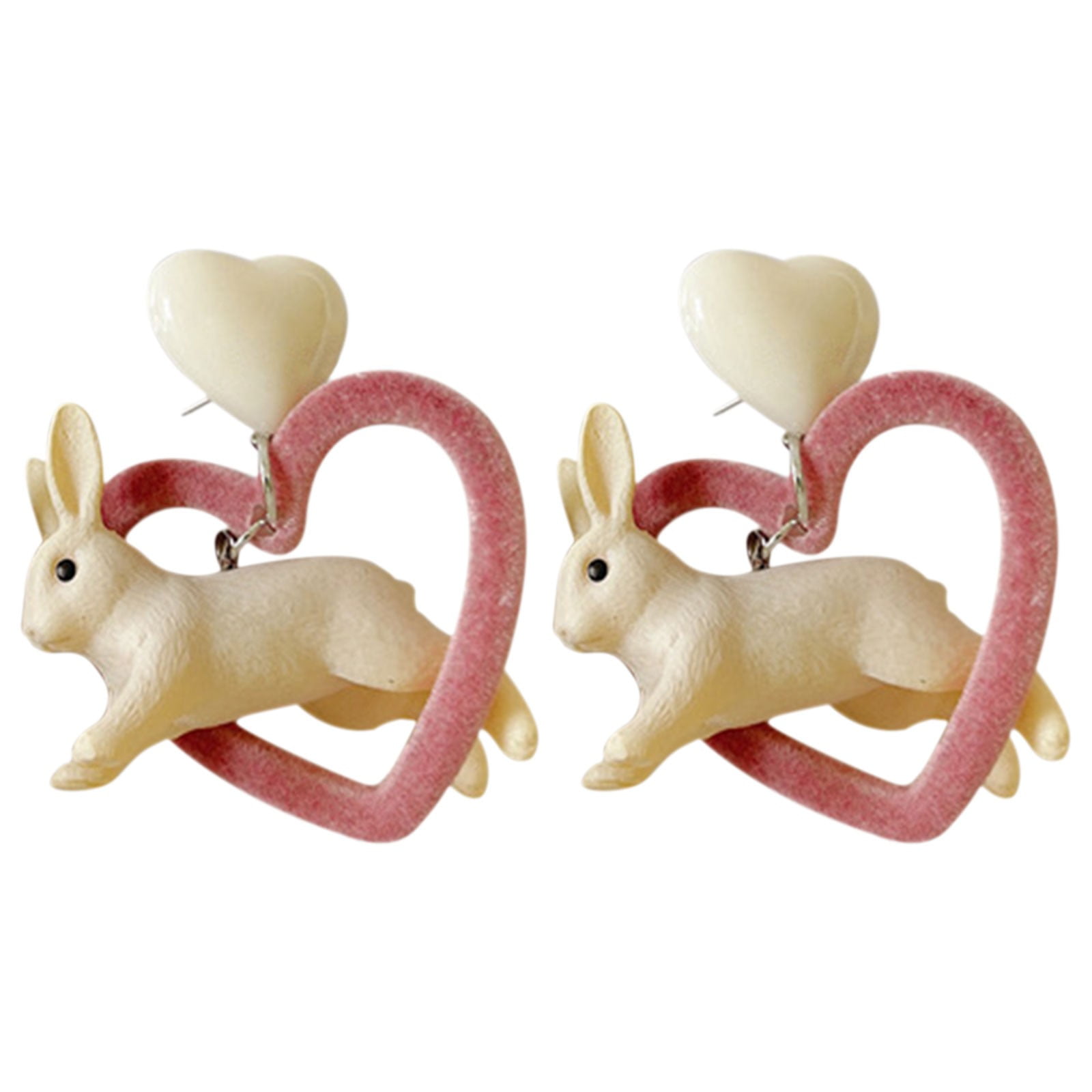 Rabbit Earring SUSHANG Love Bunny Earrings Small Rabbit Design Cute Earrings Cute ...