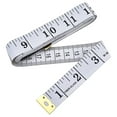thumbnail image 1 of SUSHANG Measuring Tape for Body Fabric Sewing Tailor Cloth Knitting Home Craft Measurements Flexible Ruler for Weight Loss 60-inch / 150 cm White One Size, 1 of 7