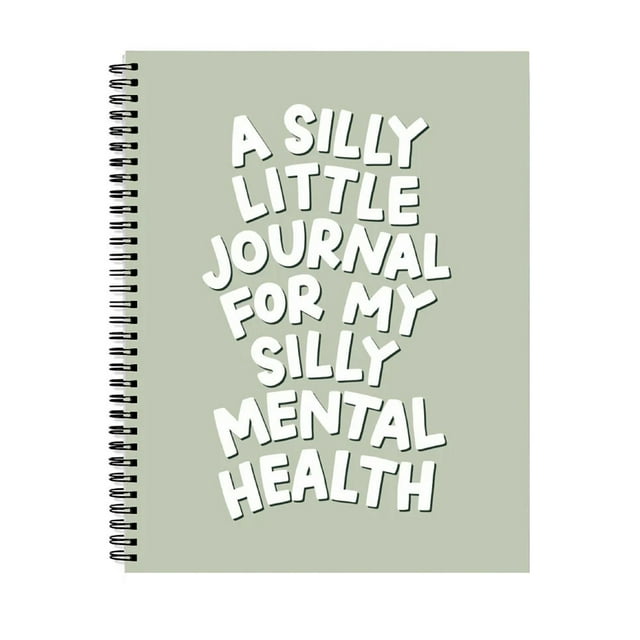 SUSHANG Mental Health Notebook Notebook A Little Notebook Mental Health and Well Being Notebook Journal Science Notebook Notebooks Journal Size 11X8.5Inch 50 Pages