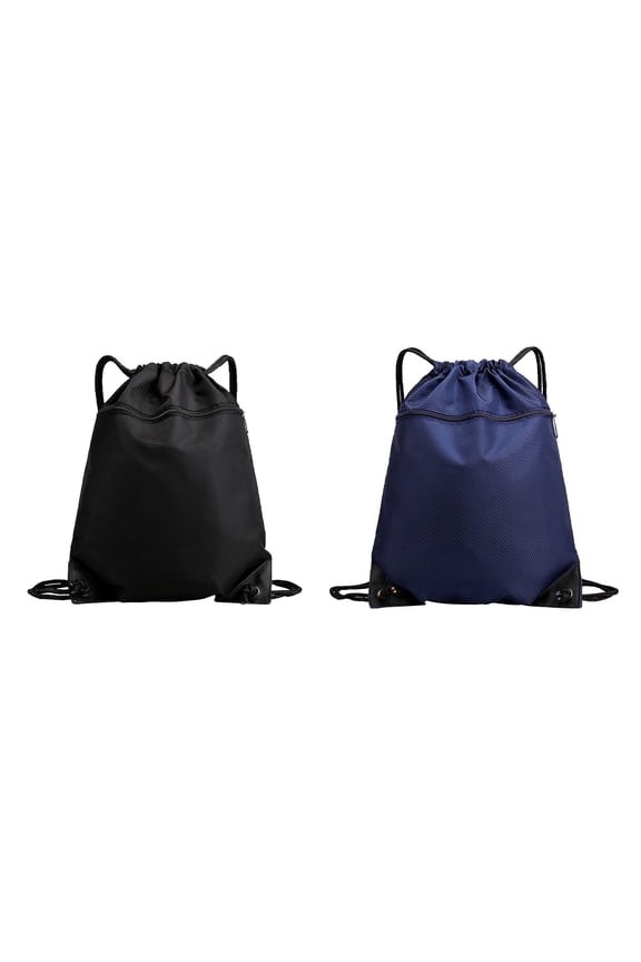 Mesh Drawstring Backpack Drawstring Bag Basketball Backpack Sports Gym Bag Men Basketball Mesh Bag Black and Blue Soccer Bag