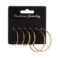 thumbnail image 1 of SUSHANG Metal Geometric Earrings Three-Piece Set 3 Pairs Hoop Earrings for Women Small Big Hoops Earring Packs Set Fashion Earrings Jewelry for Birthday Party Gift, 1 of 8