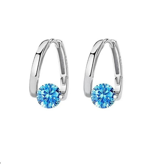 SUSHANG Micropaved Zirconia Earrings Earrings Lymphvity Earrings Histone Magnetotherapy Earrings Sparkling Hoop Acupressure Cuff Earrings for Women