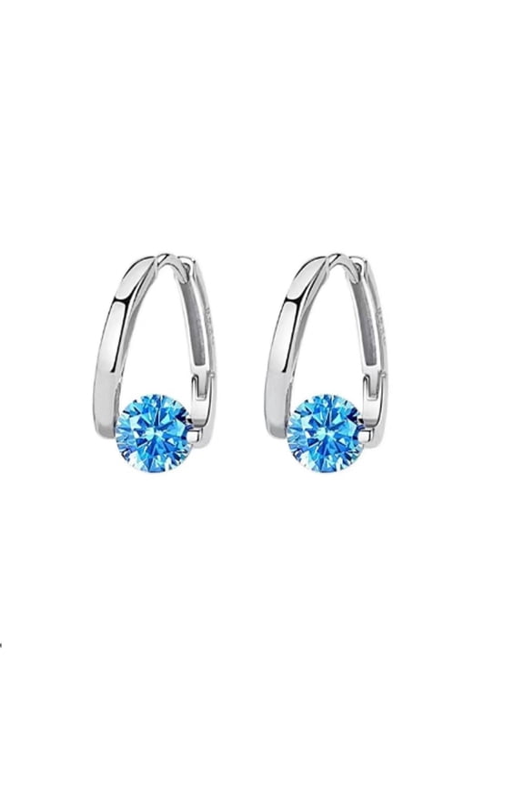 Micropaved Zirconia Earrings Earrings Lymphvity Earrings Histone Magnetotherapy Earrings Sparkling Hoop Acupressure Cuff Earrings for Women
