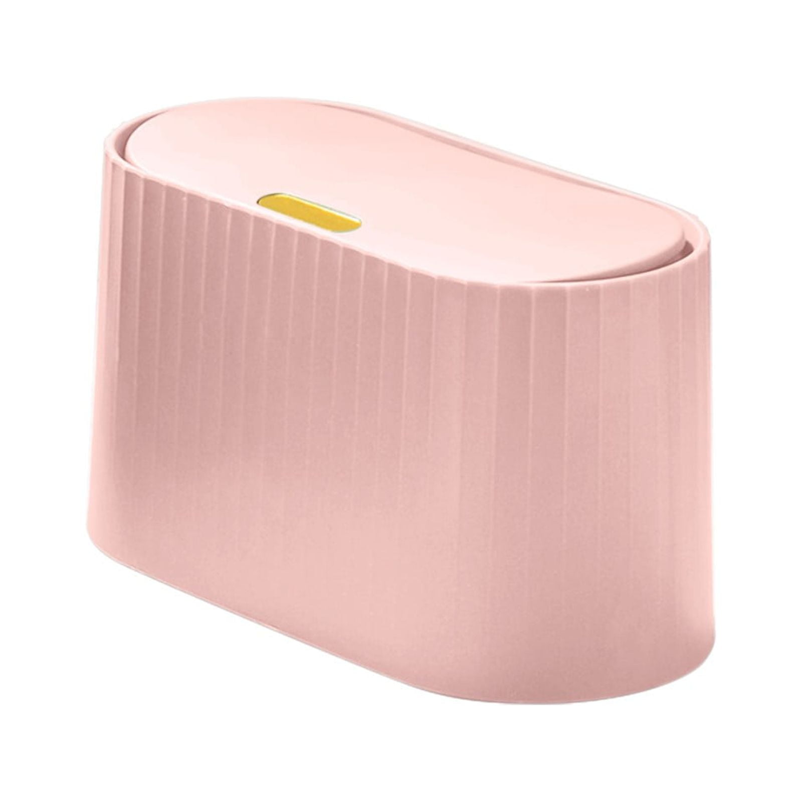 SUSHANG Mini Desktop Trash Can with Lid Office Countertop Trash Push