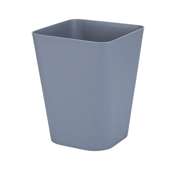 SUSHANG Mini Trash Can with Lid,Small Trash Can,Desk Trash Can,Wastebasket Trash Can Garbage For Bathroom Kitchen Countertop Large Plain Trash Can Without Lid
