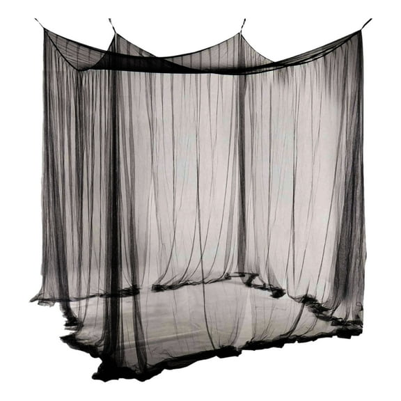 SUSHANG Mosquito Net Bed Canopy,4 Corner Post Canopy Bed Curtains 4 Corner Post Bed Canopy Bedroom Canopy Curtains Hanging Pendants For Size Bed And Large Size Bed ﻿