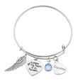 thumbnail image 1 of SUSHANG Mother'S Day Gift Bracelet Piece Mom Angel of Heart A Bracelet Lettering My Wing Bracelet Family Dad Bracelets, 1 of 9