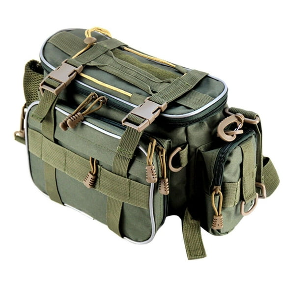 SUSHANG Outdoor Activities Large Capacity Shoulder Bag Chest Bag Fishing Tackle Bag Fishing Special Bag Leisure Shoulder Bag Not into The Water Fishing Tackle Bag
